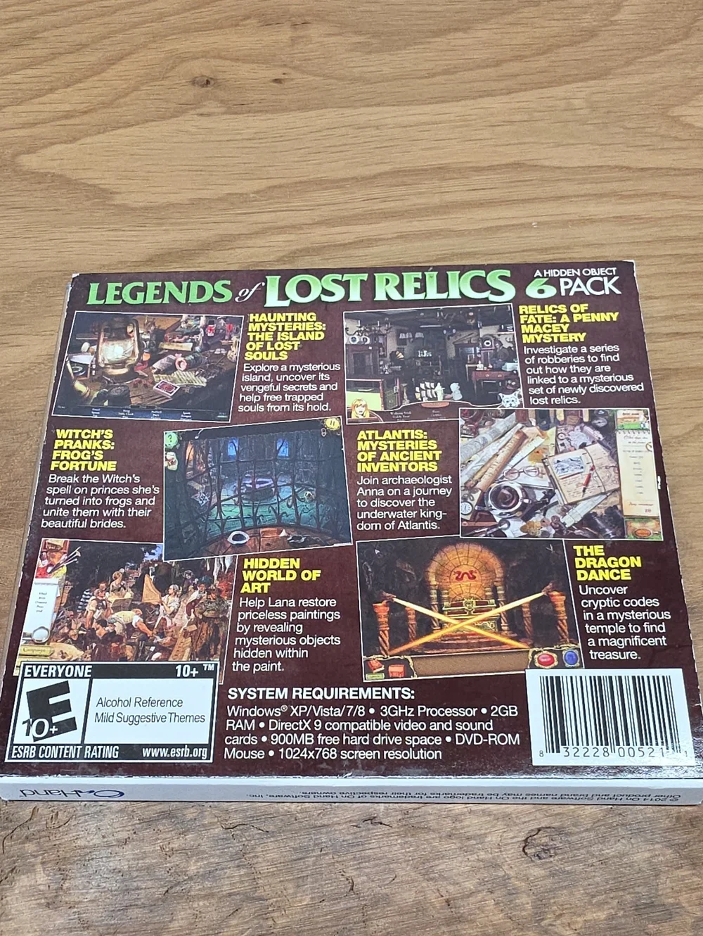 6 Assorted Legends Hidden Object Game Collections